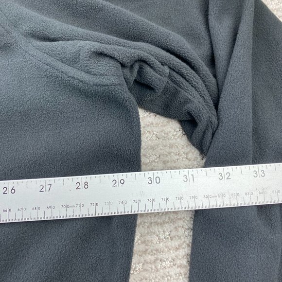 CAT Caterpillar Fleece Sweater Men 2XL Black Full Zip Embroidered Polyester - Picture 8 of 9